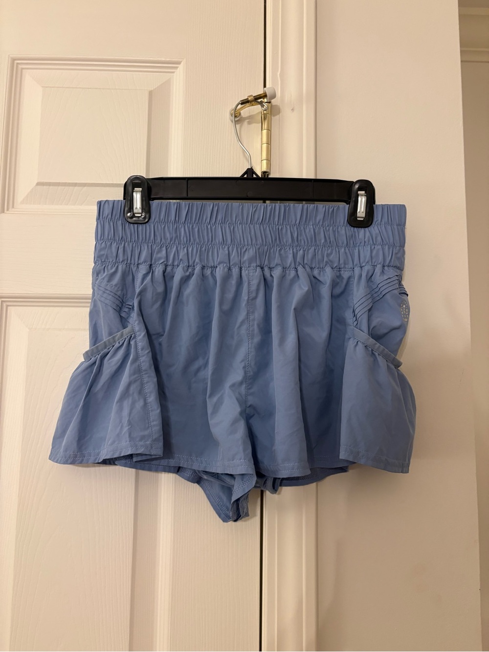FP Movement Get Your Flirt On Light Blue Shorts - Picture 2 of 3